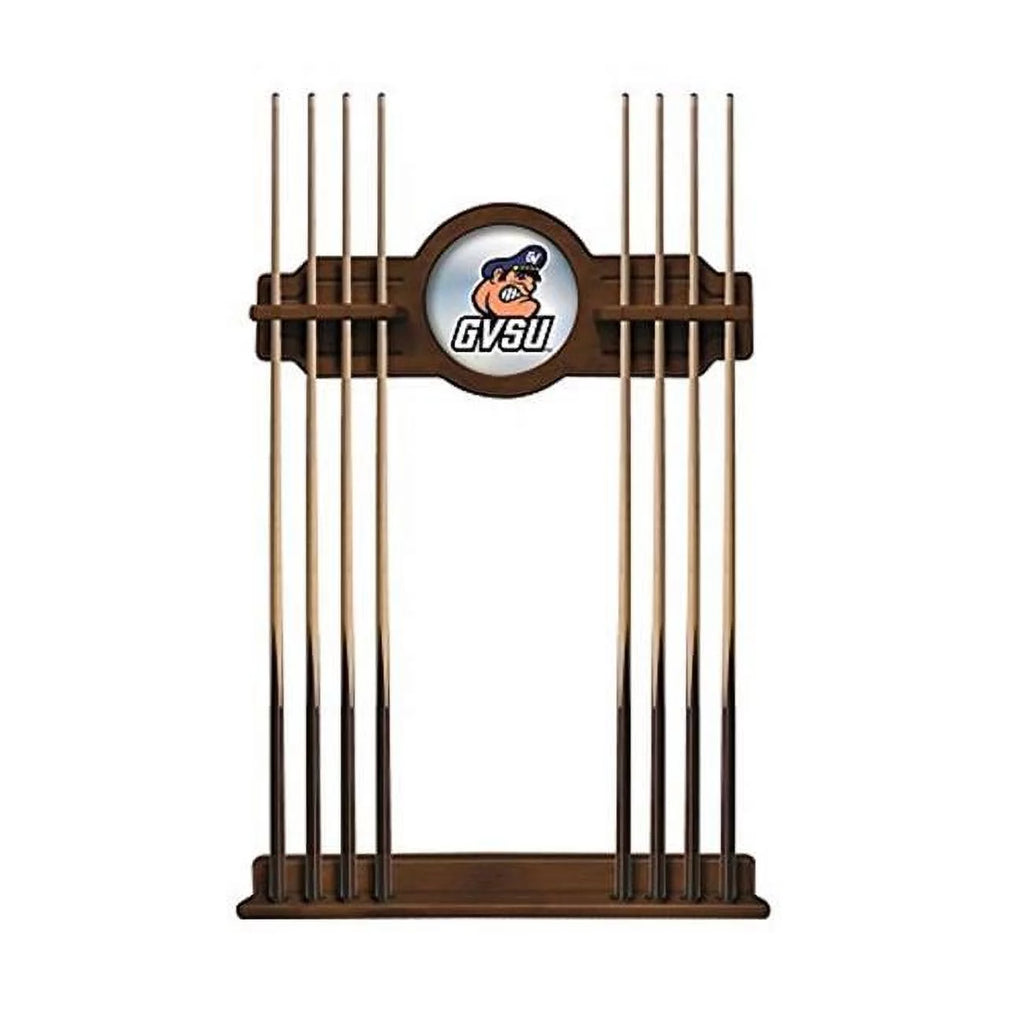 Grand Valley State University Solid Wood Cue Rack with a Chardonnay Finish