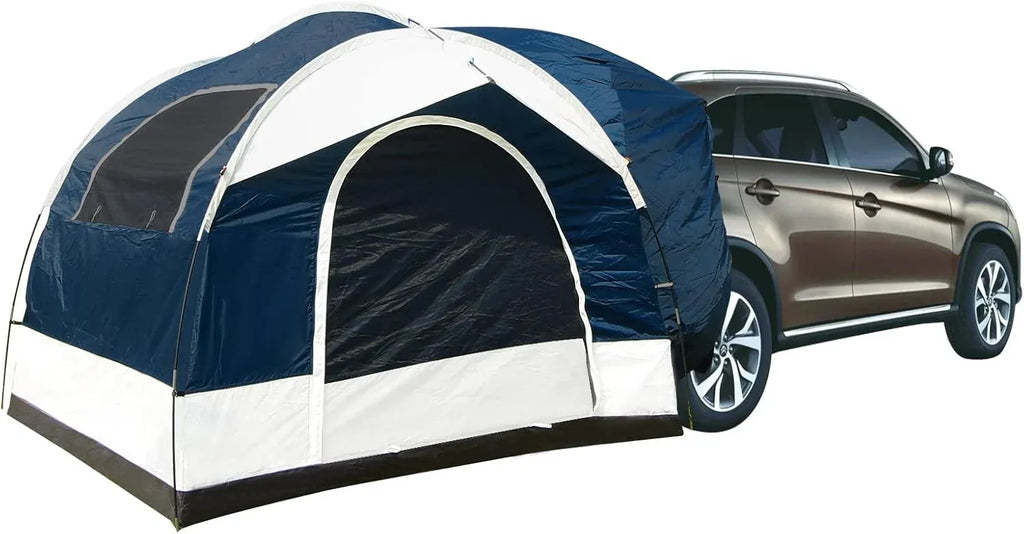 Tent Attachment for Camping -Up to 6-8 Person Sleeping Capacity, Car Tent Includes Rainfly and Storage Bag,Universal Fit, 8' W x 8' L x 7.2' H,Suitable Camping Traveling Family Outdoor Activities