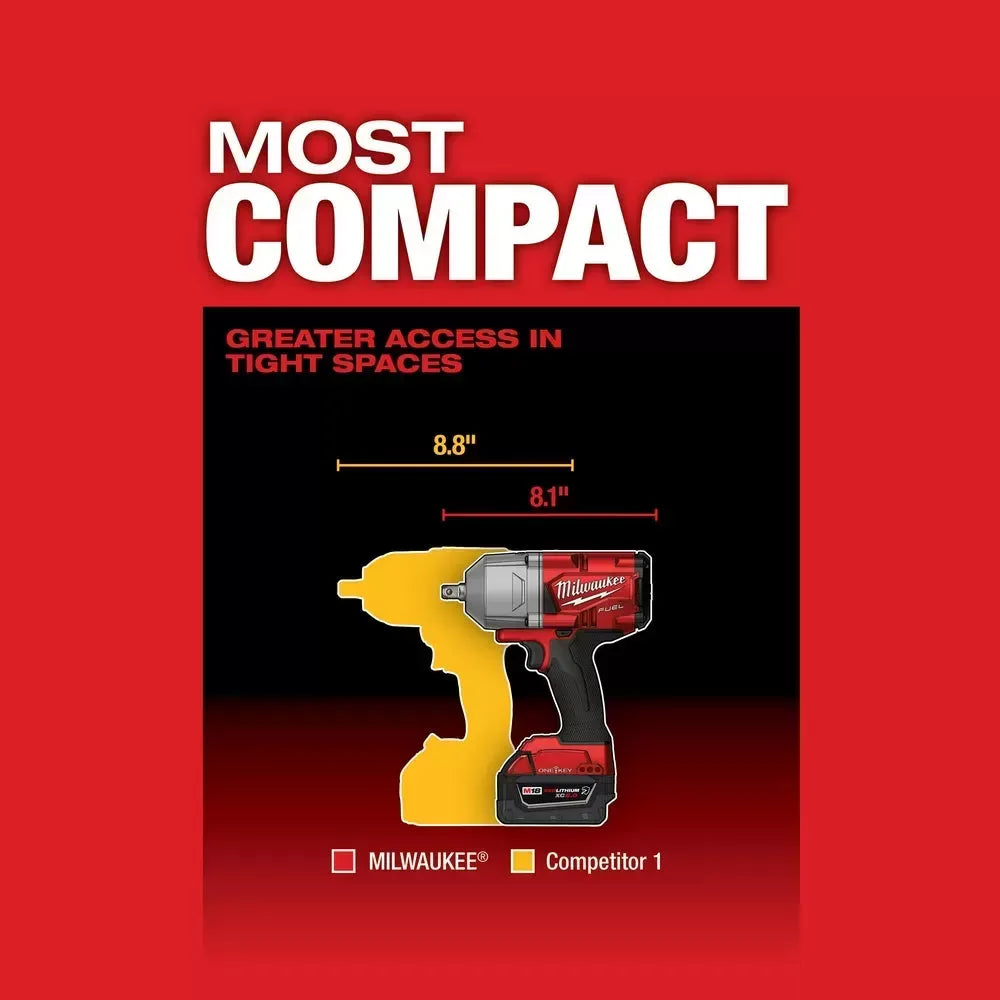 Milwaukee Pre-Sale 2862-22R M18 FUEL 18V 1/2 High Torque Impact Wrench Pin Detent Kit