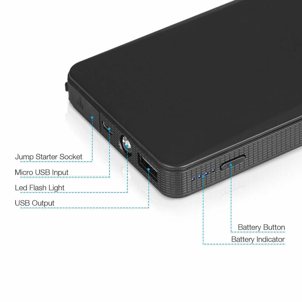 20000mAh Car Jump Starter Booster Jumper Box Power Bank Battery Charger Portable