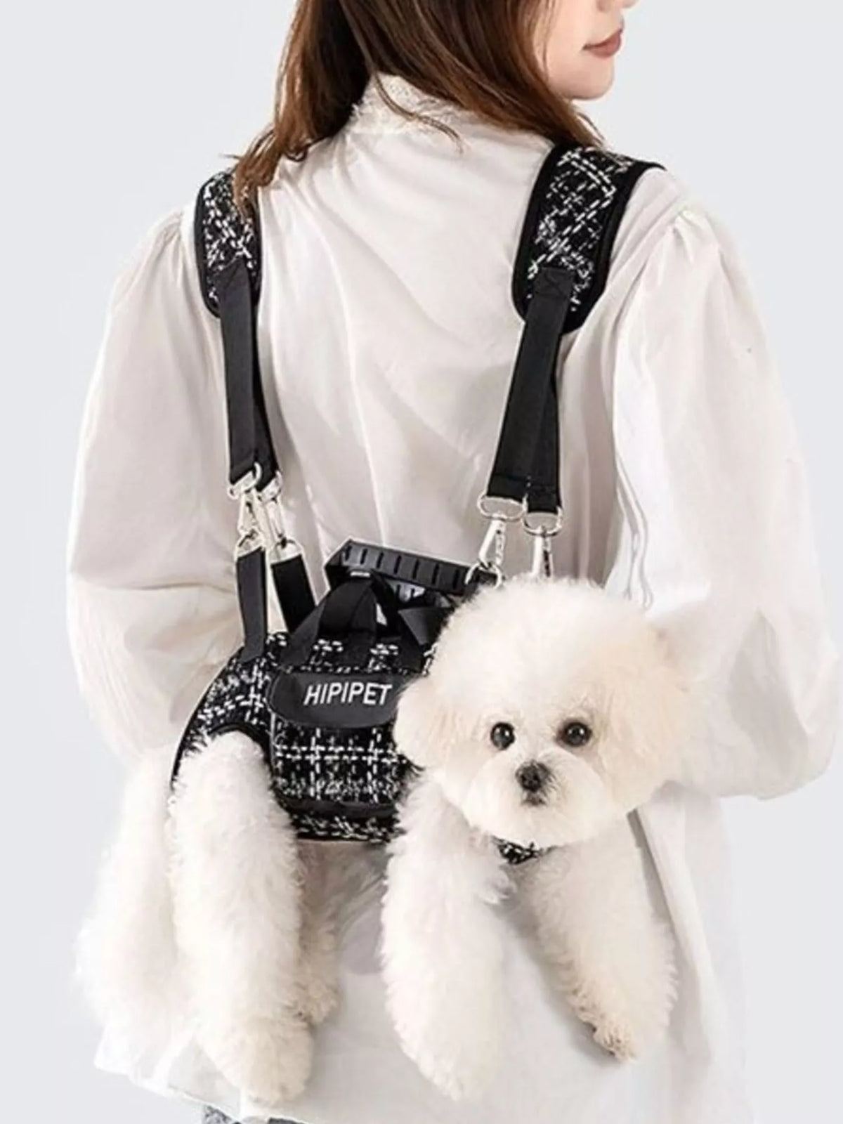 Plaid Pet Harness and Leash Set