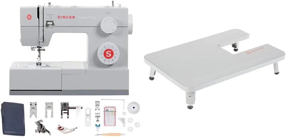 Heavy-Duty 4423 High-Speed Sewing Machine Includes Accessory Kit 97 Stitches One-Step Buttonhole