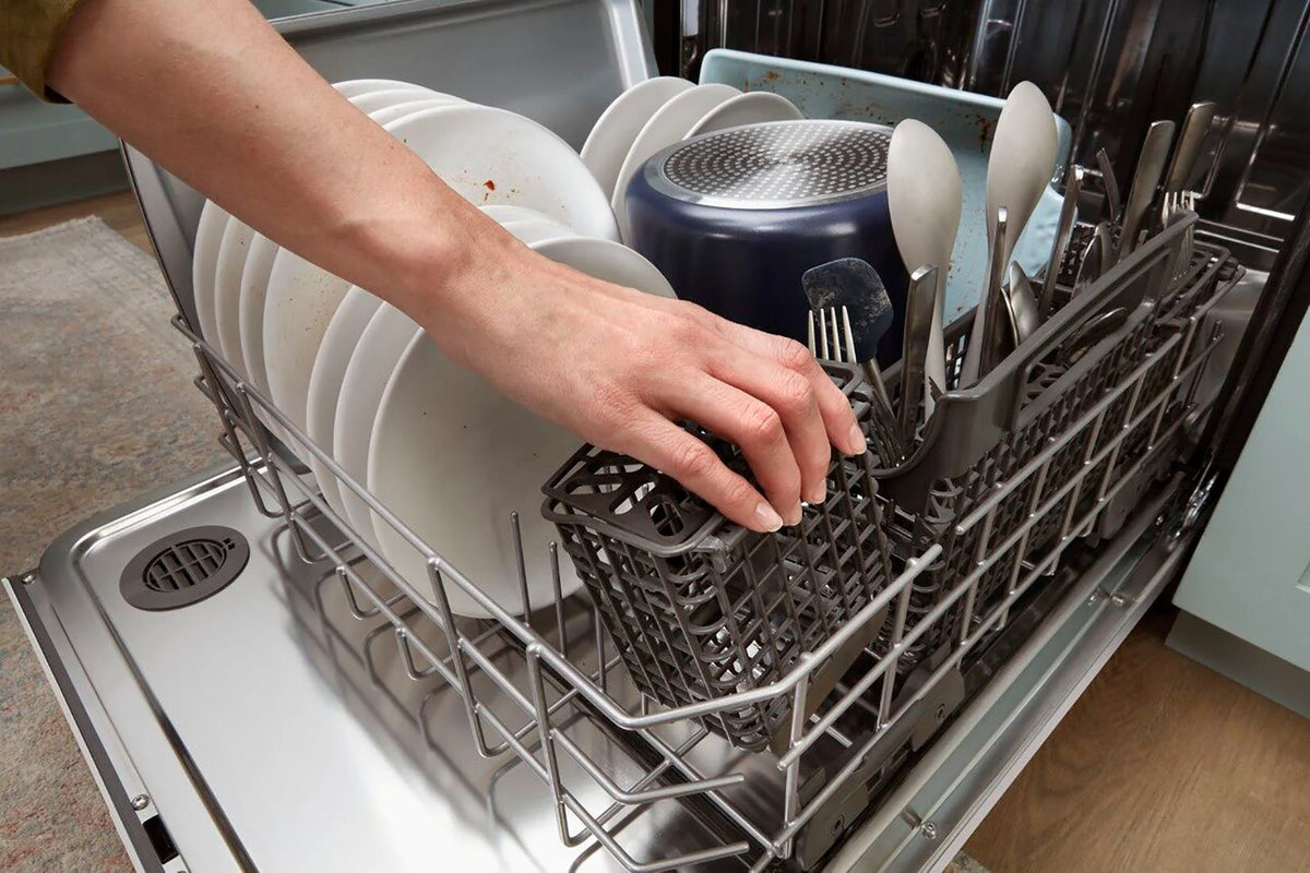 Whirlpool - 24 Top Control Built-In Dishwasher with Stainless Steel Tub, Large Capacity with Tall Top Rack, 50 dBA - White