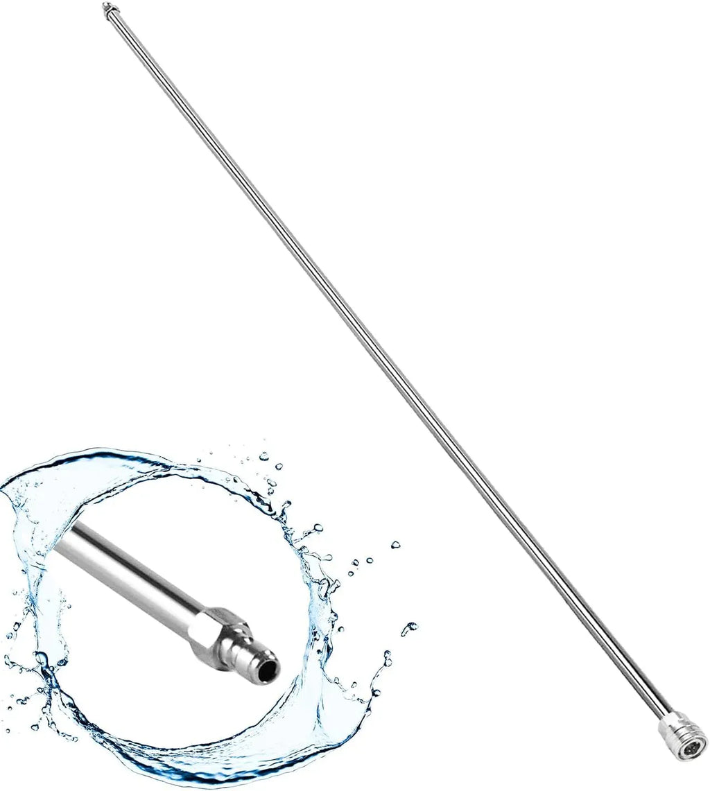 Long Pressure Washer Extension Wand, 2 Pack 60 Power Washer Extension Wand,Pressure Washer Lance,Stainless Steel Power Washer Extender Wands, 1/4” Quick Connect Fitting, 4000 PSI(120 Inch)