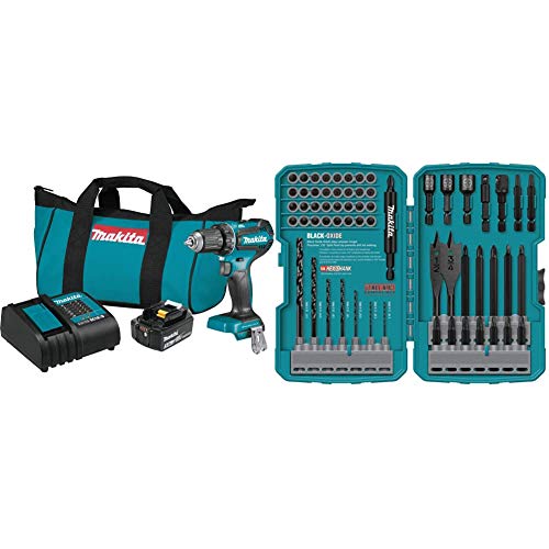 Makita XFD131 18V LXTu00ae Lithium-Ion Brushless Cordless 1/2 Driver-Drill Kit (3.0Ah)