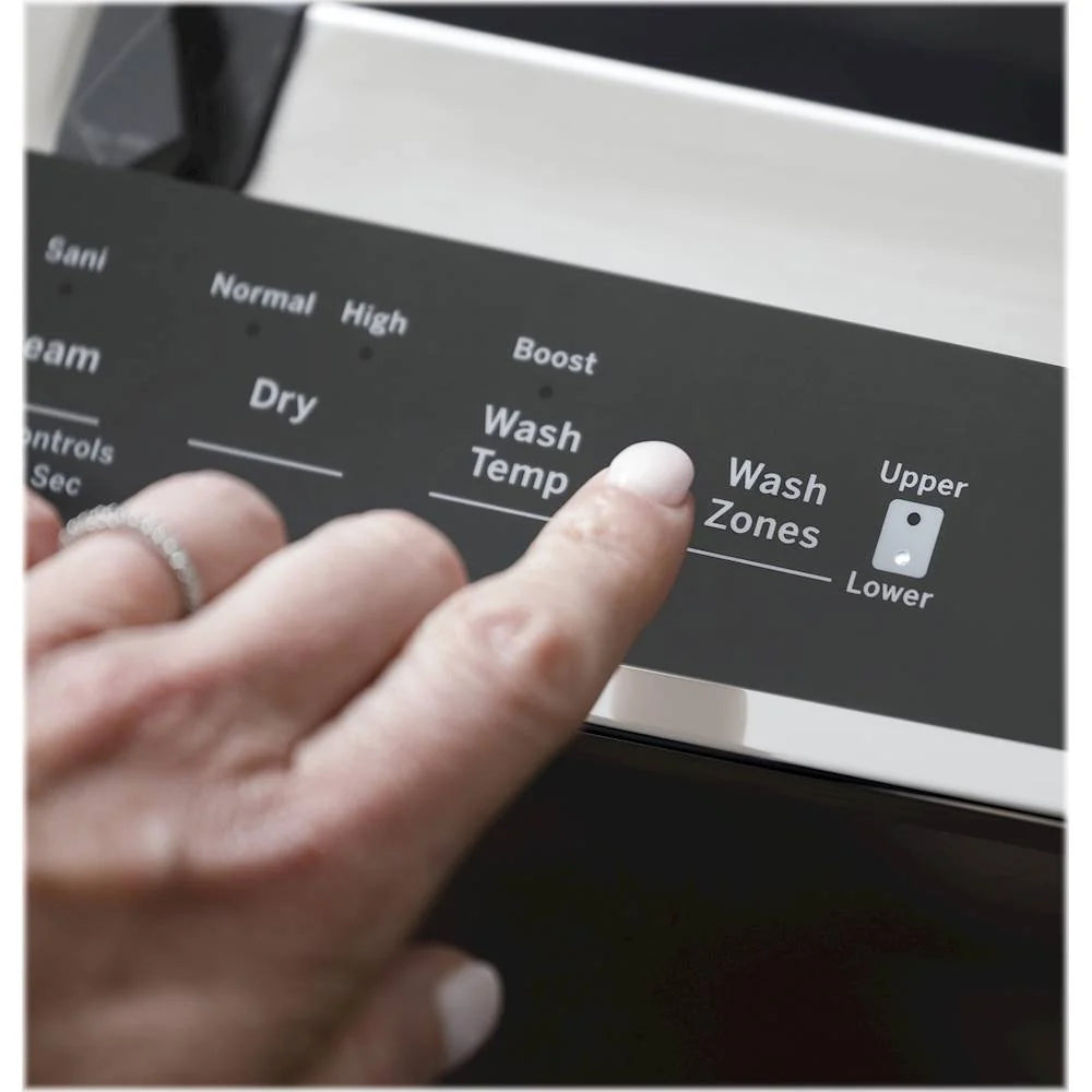 GE - Top Control Built-In Dishwasher with Stainless Steel Tub, 3rd Rack, 46dBA - Black slate