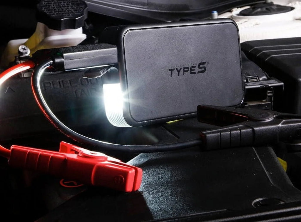 Type S 12V 6.0L Battery Jump Starter with JumpGuide and 8,000 mAh Power Bank AC532632-1