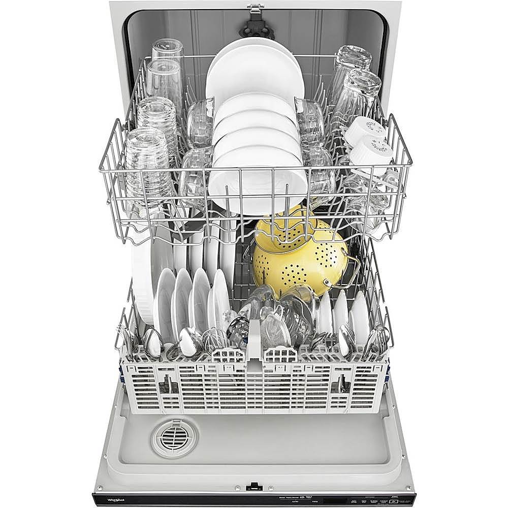 Whirlpool - 24 Tall Tub Built-In Dishwasher - Stainless steel