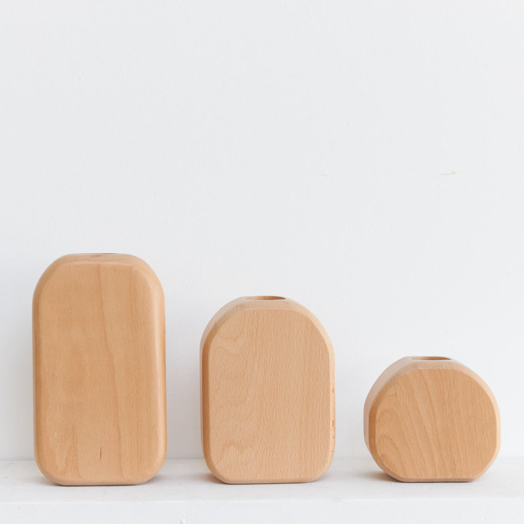 Zero Waste Wood Vases