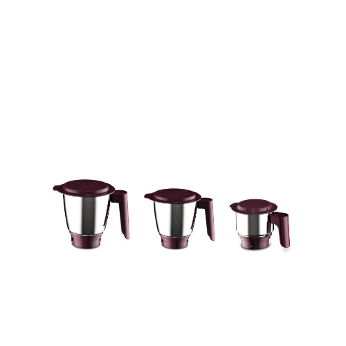 Philips 500W Red Mixer Grinder Mixer with 3 Jars - HL1000/00