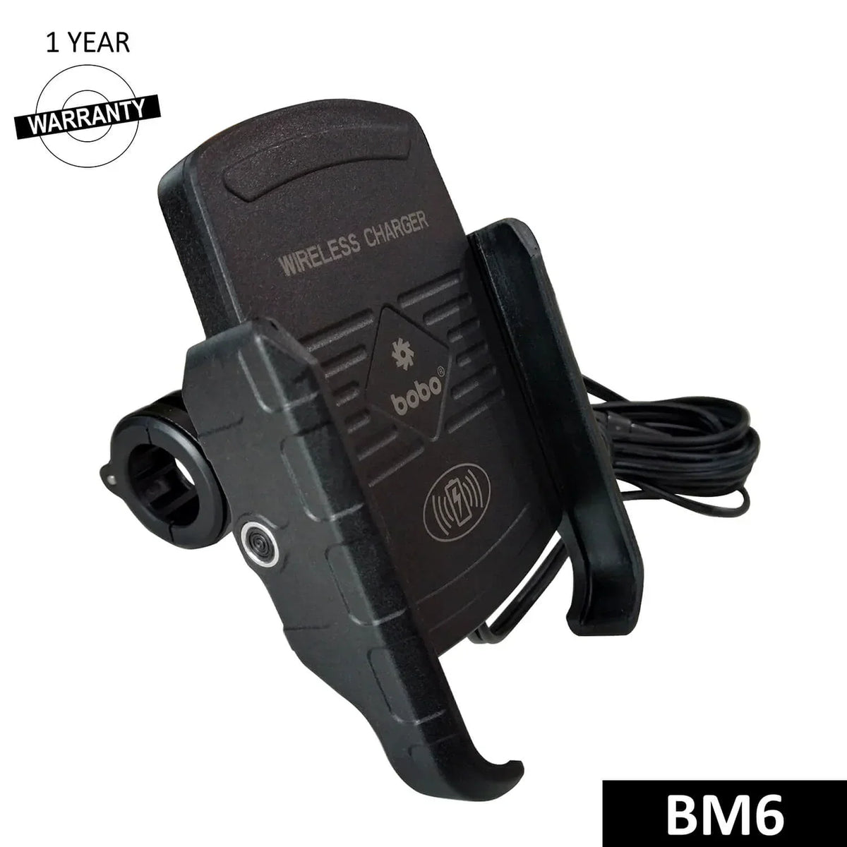 BOBO BM6 Phone Holder with Fast 15W Wireless Charger