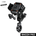 BOBO BM22H/M PRO Anti-Theft Phone Holder with Anti-Vibration and Quick Release