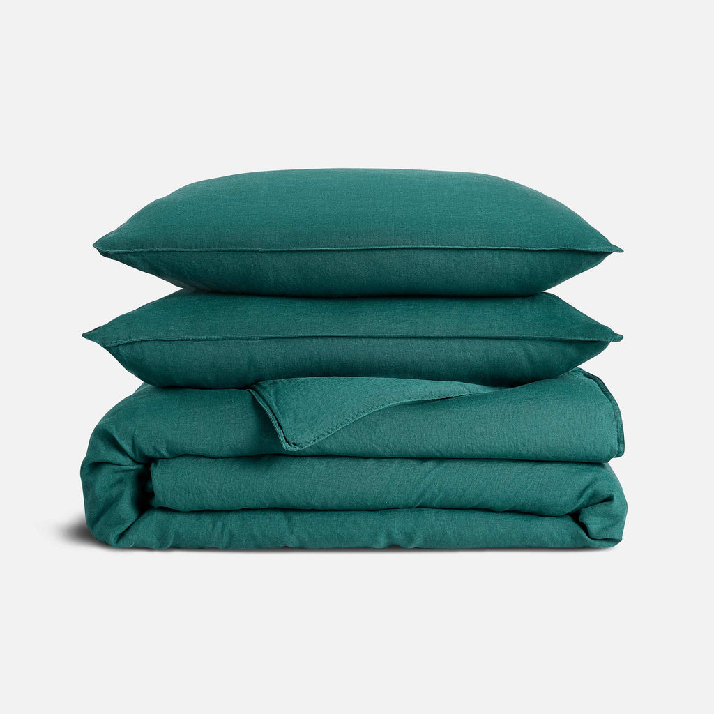 Washed European Linen Duvet Set