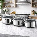 Eterna 6pc Casserole Set - 20 cm | 24 cm | 28 cm