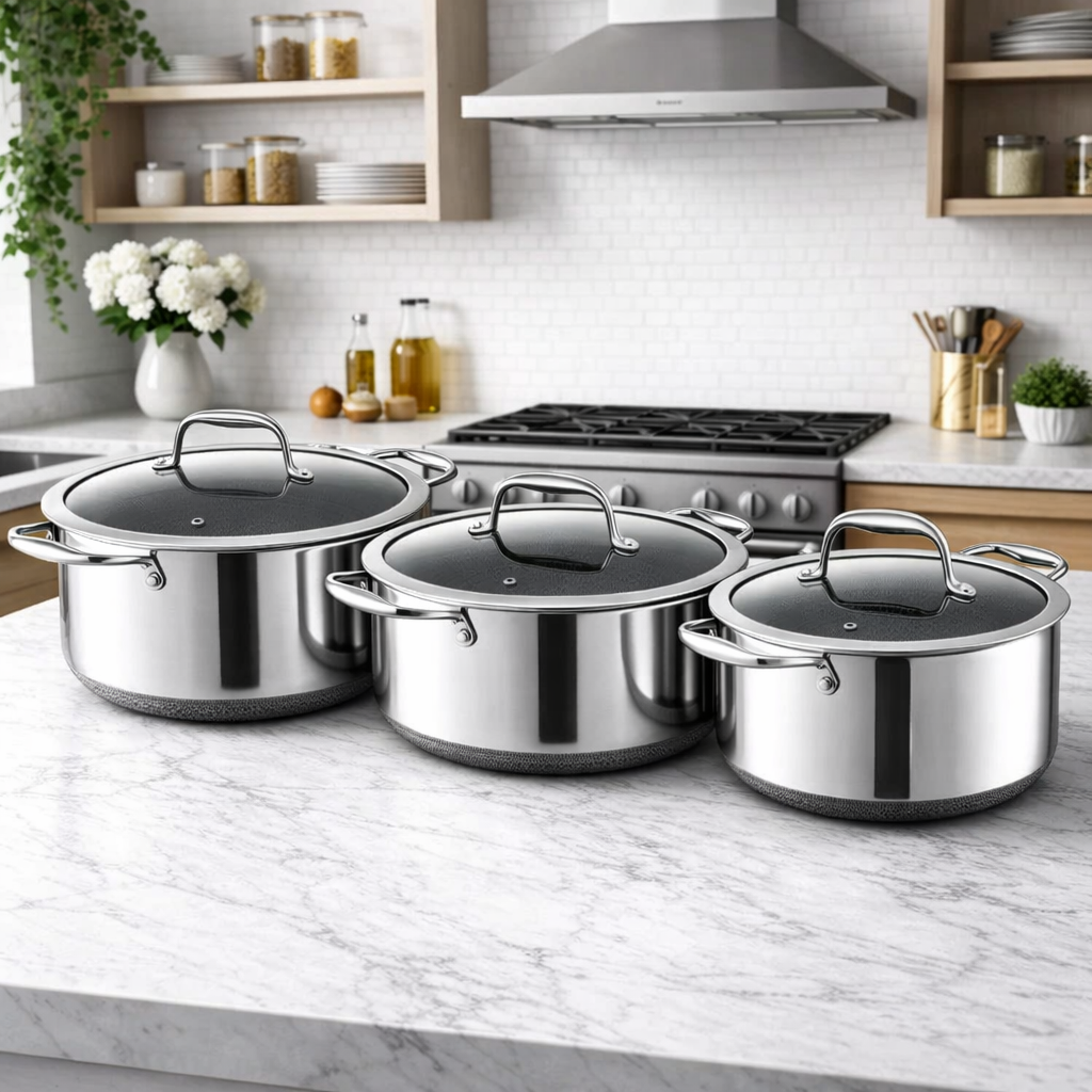 Eterna 6pc Casserole Set - 20 cm | 24 cm | 28 cm