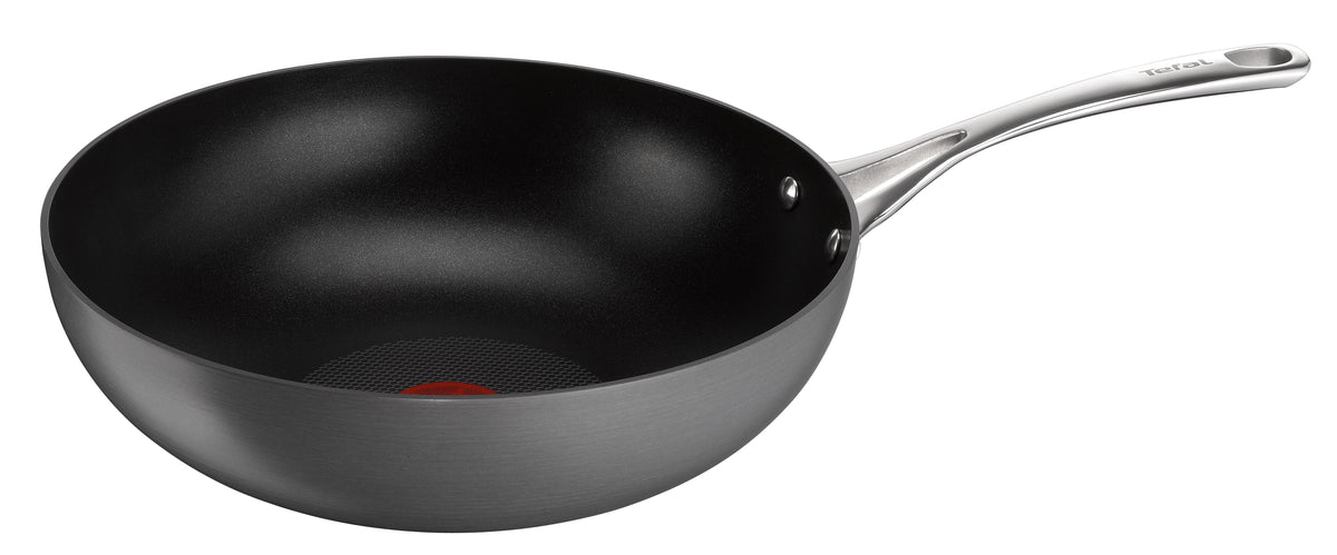 Tefal Gourmet Hard Anodised Non-Stick Wok Pan 28cm