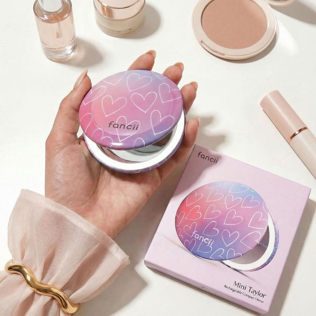 Mini Taylor LED Compact Mirror