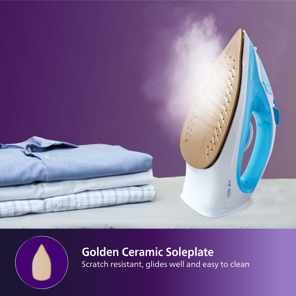 Philips EasySpeed Steam Iron 2000W (Sky Blue) - GC1028/20