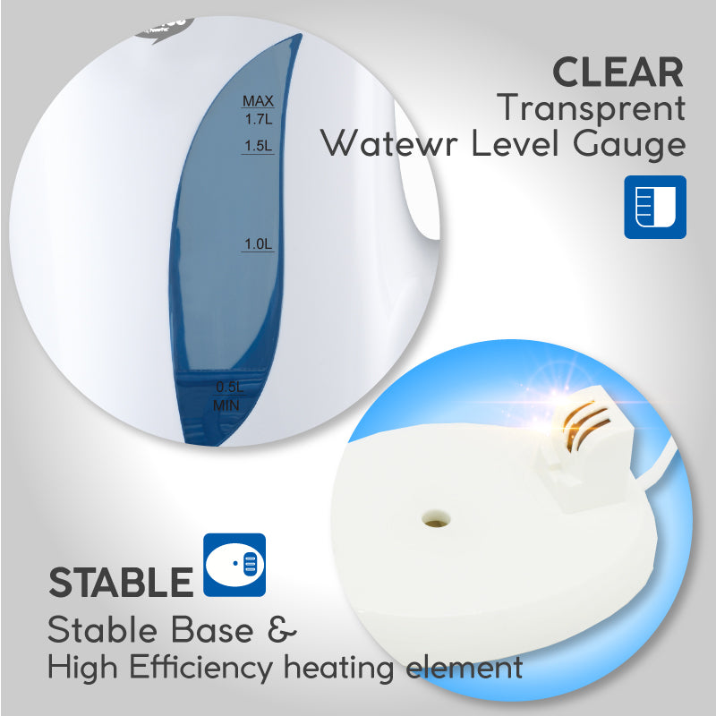 My Choice 1.7L Kettle Jug with Auto Switch (MC117)