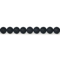 Black Onyx Beads 6mm Round – Matte Finish