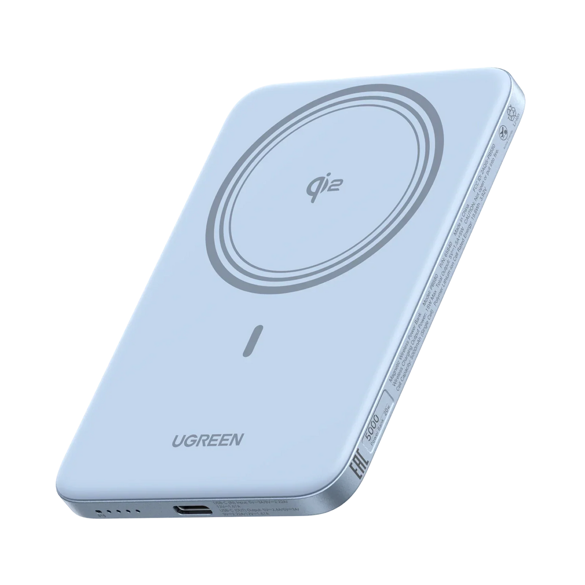 Pin sạc dự phòng từ tính UGREEN MagFlow Air 5000mAh 15W