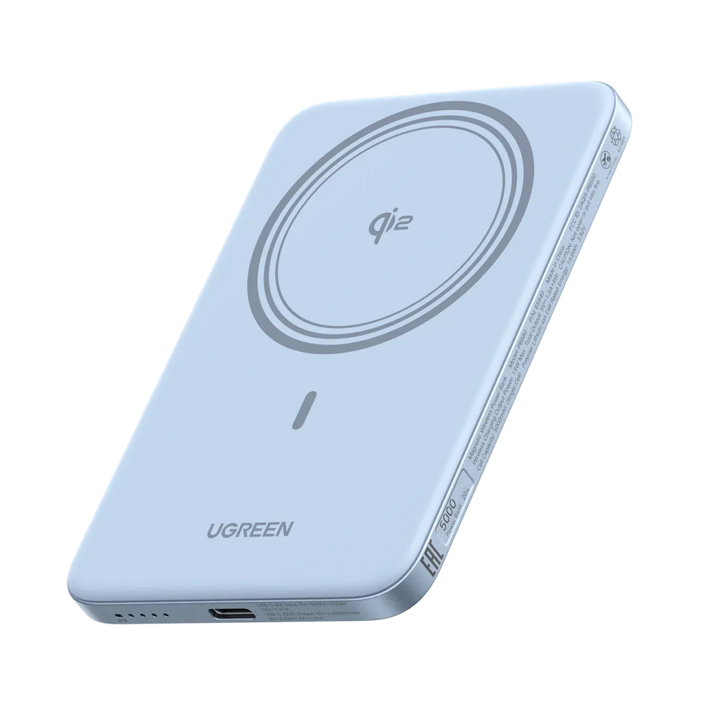 UGREEN MagFlow Air Magnetic Power Bank (5000mAh, Qi2 15W)