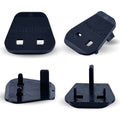 Socket Plug Key 2 Pin To 3 Pin UK x4 packs (PK)