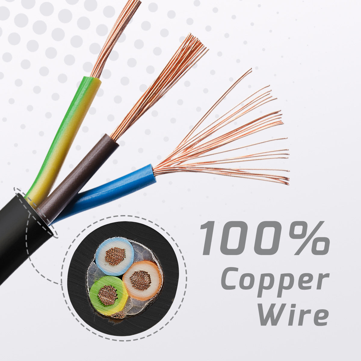 6 Metre 5 Way Extension Cord (PP6885N)