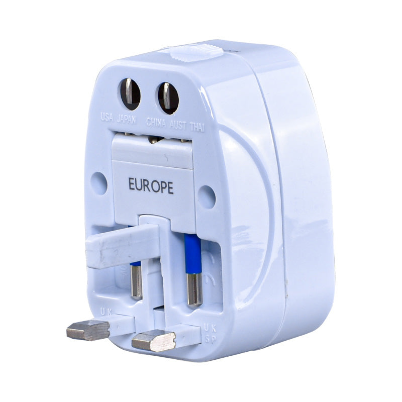 Universal Travel Adapter – Multi Sockets & Plugs, Neon LED, PP7974
