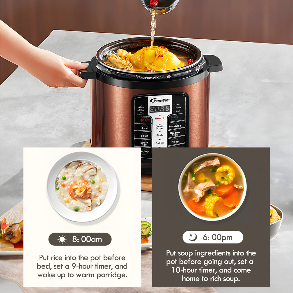 6L Electric Pressure Cooker 6.0L (PPC611)