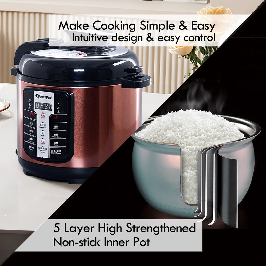 6L Electric Pressure Cooker 6.0L (PPC611)