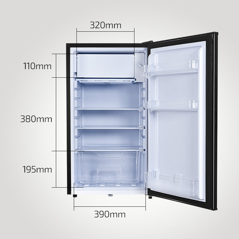 [CLIMATE VOUCHER $400] 105L Bar Fridge with Lock, White , PPF105WH