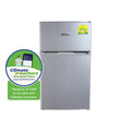 [CLIMATE VOUCHER $400] 71L 2 Door Mini Fridge + Freezer, shelves, crisper, anti-bac Carbon Filter, optimal door seal, Freezer temp < -18°C, silver, PPF85
