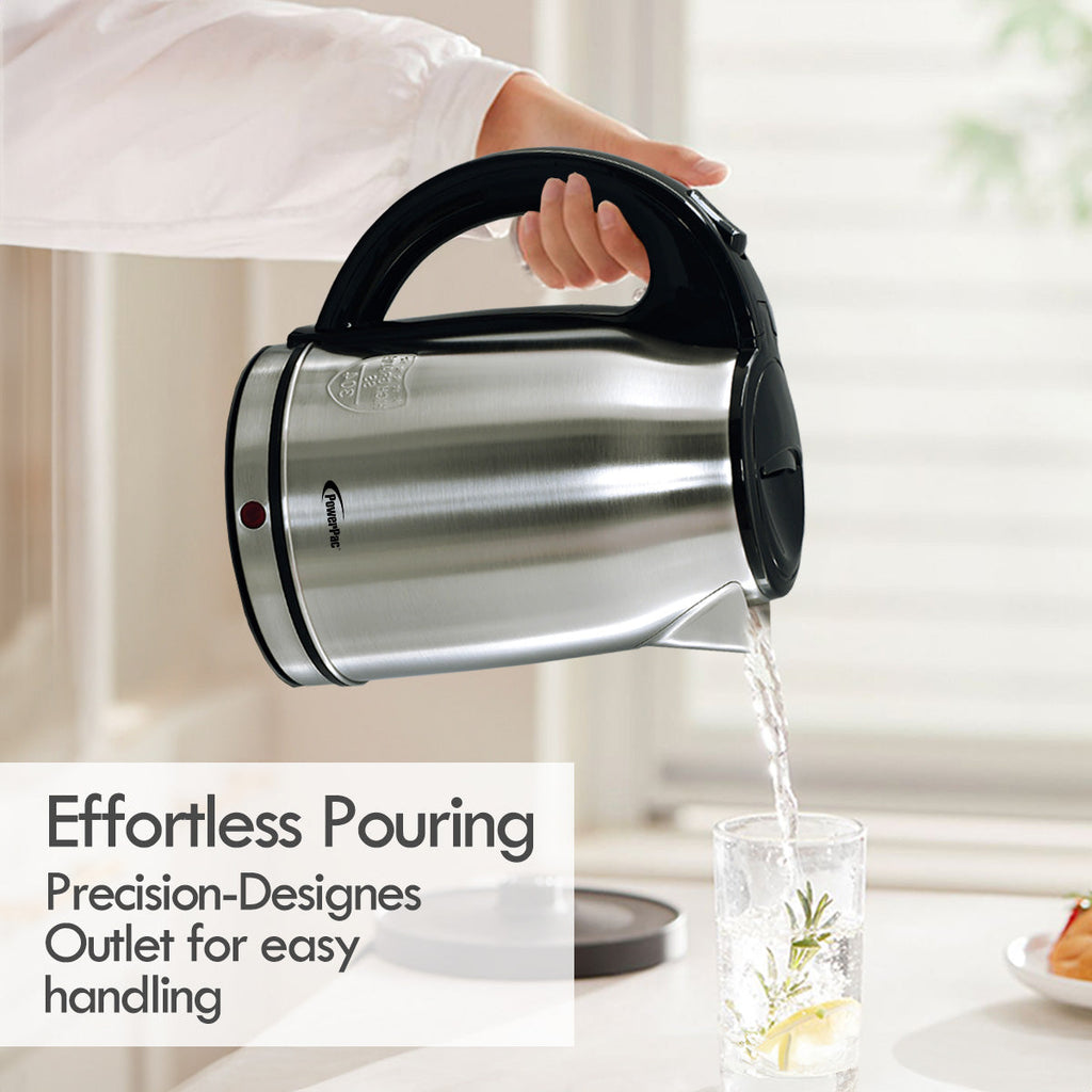 Electric Kettle, Cordless Kettle Jug 1.8L Stainless Steel (PPJ2003)
