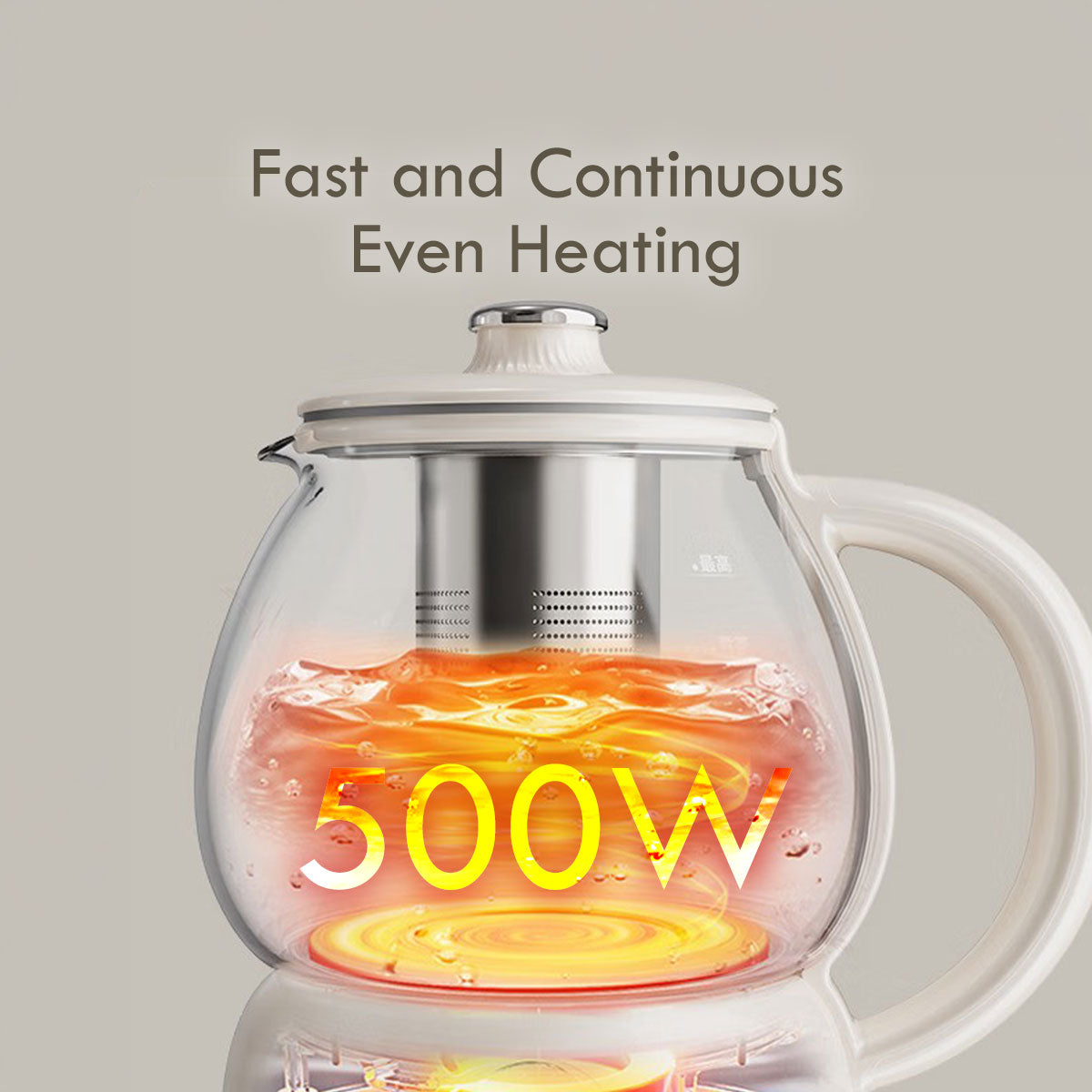 1.0L Electric Health Kettle Jug, Cordless Kettle, brewing different types of tea (PPJ2017)
