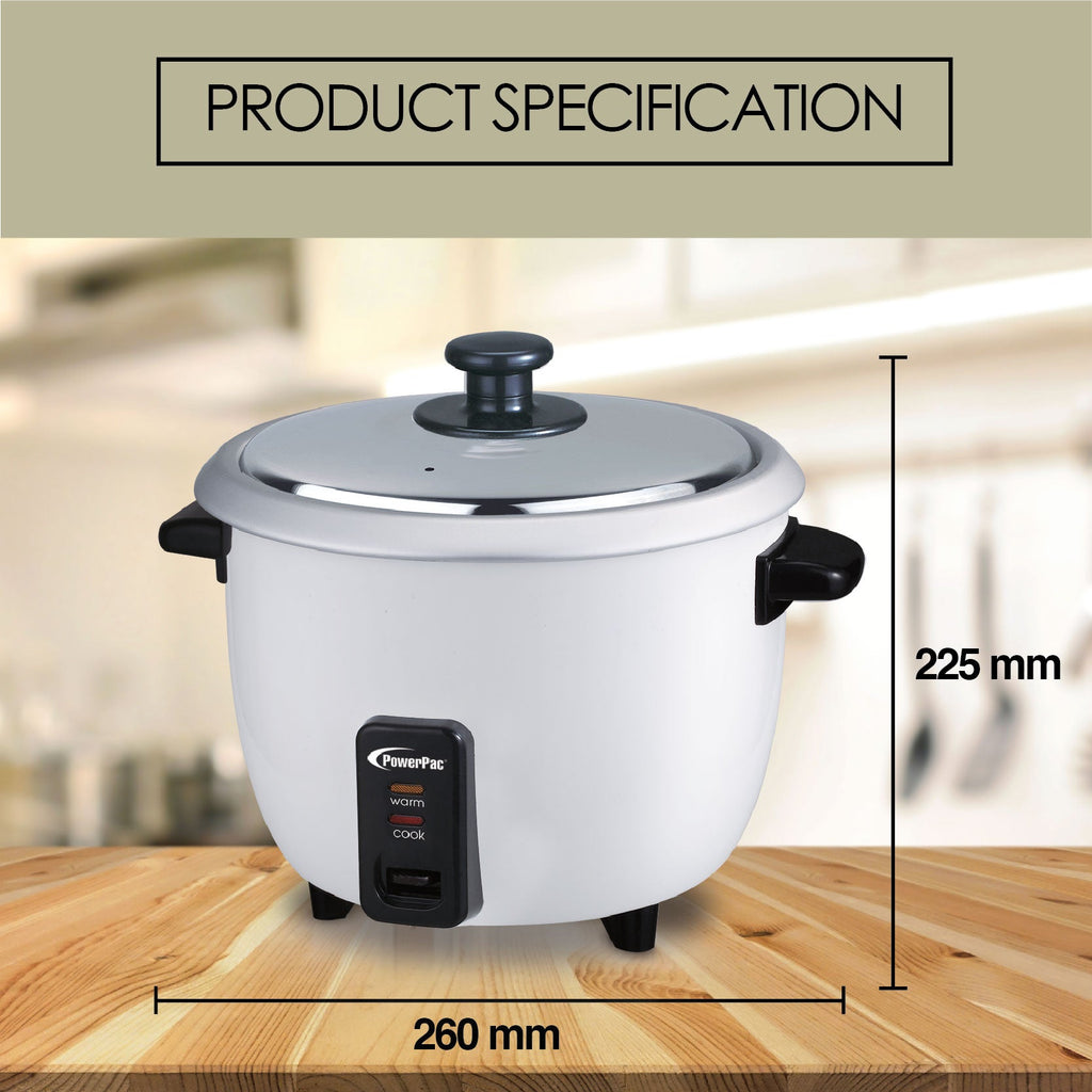 1L Rice Cooker with Aluminium Inner Pot (PPRC4) Green