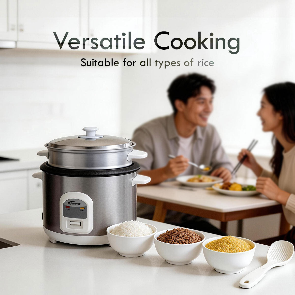 0.6L Rice Cooker with Steamer (PPRC62)