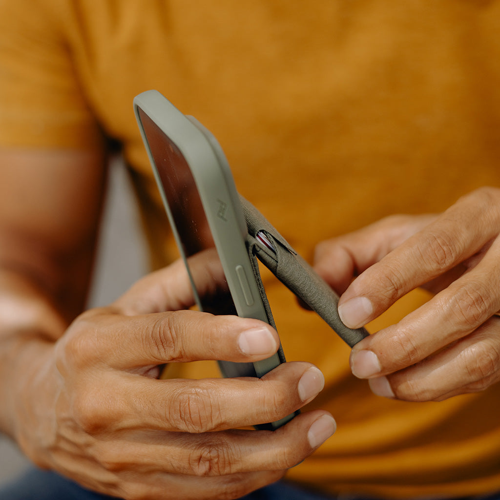 Mobile Wallet | Stand Wallet | Sun | Fabric