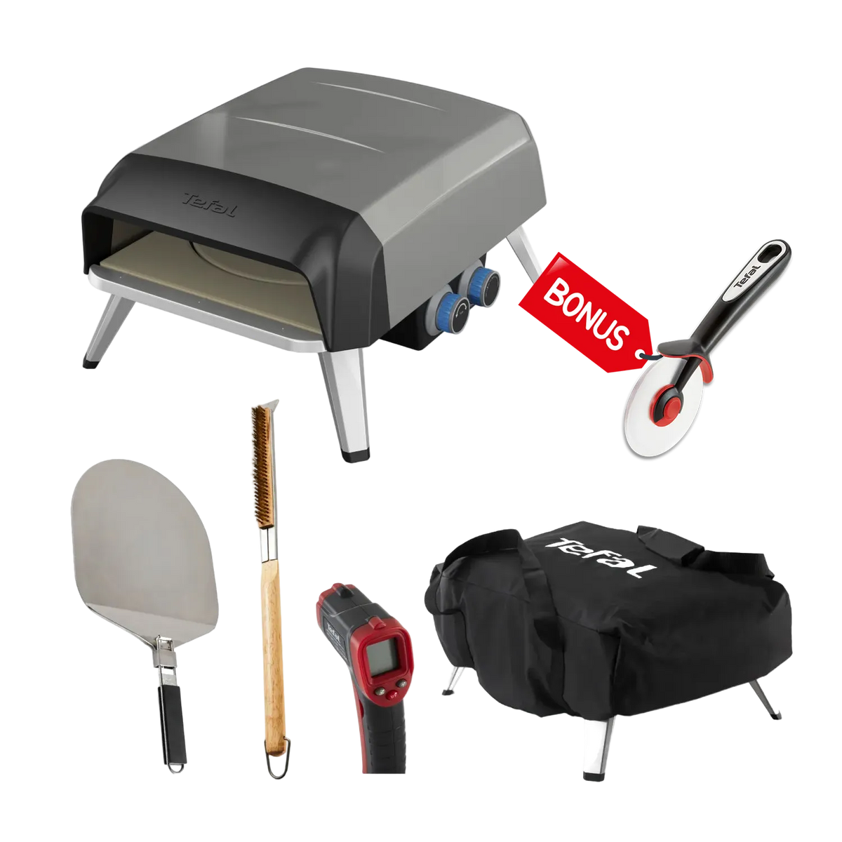 Tefal Pizza Pronto Outdoor Gas Pizza Oven Pack