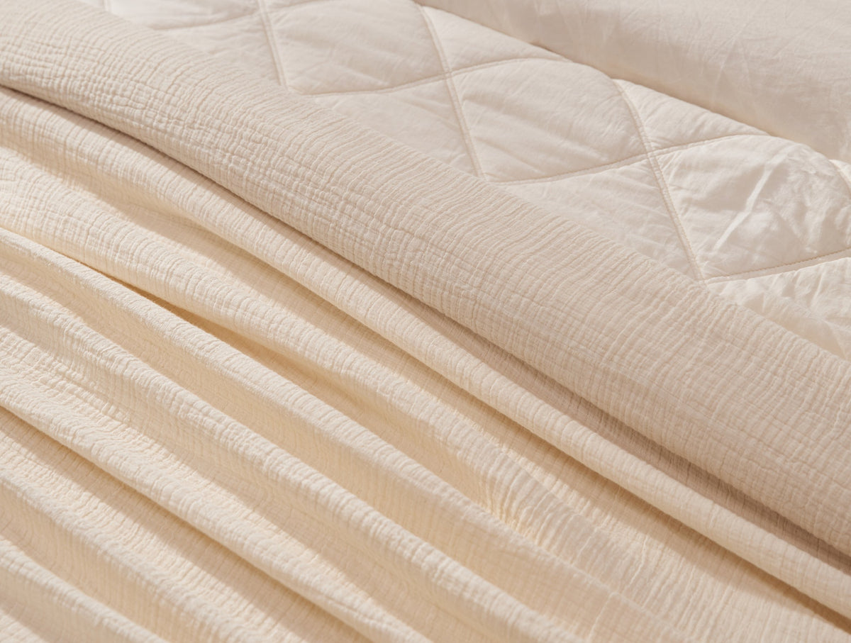 Coyuchi Topanga Organic Matelasse Throw