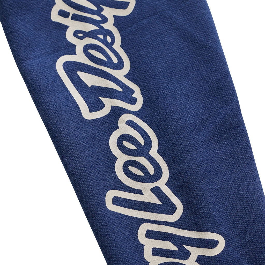 Zip up Hoodie Badge Navy / Sage