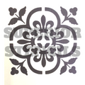 Square Tile Stencil