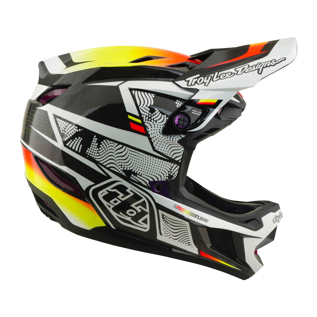 D4 Carbon Helmet Lined up Black