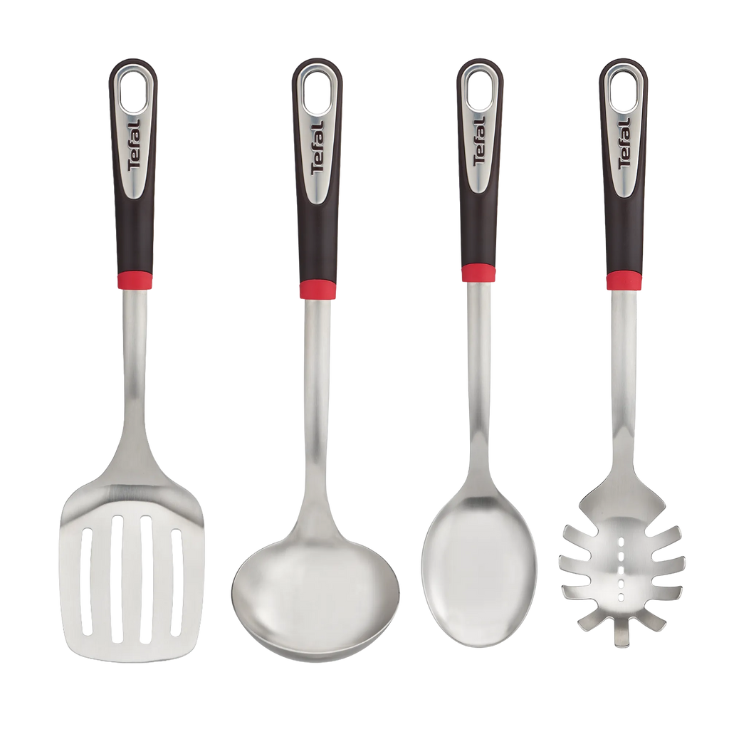 Tefal Ingenio Stainless Steel Kitchen Utensil Essentials Set