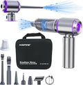 Vacuum/Air Duster 80,000RPM Super Power Mini Car Vacuum Cleaner 4-in-1 air Blower Gun Air Duster & Air Blower & Pump Hand Electric air Duster Handheld dust Blower Blower Cordless (Purple)