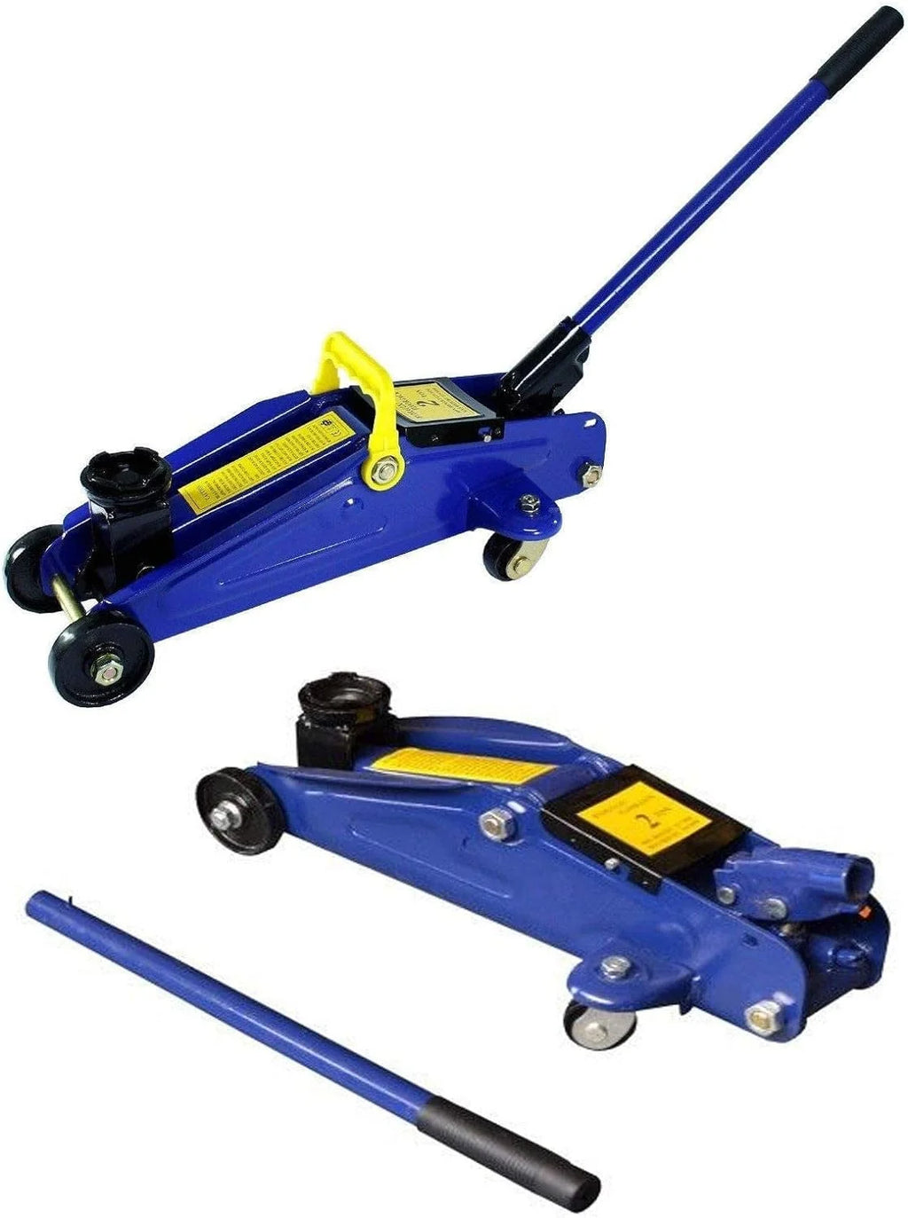 Bowoshen 2Ton Hydraulic Floor Trolley Jack Quick Lifting Heavy Duty Car Van Lifting Steel