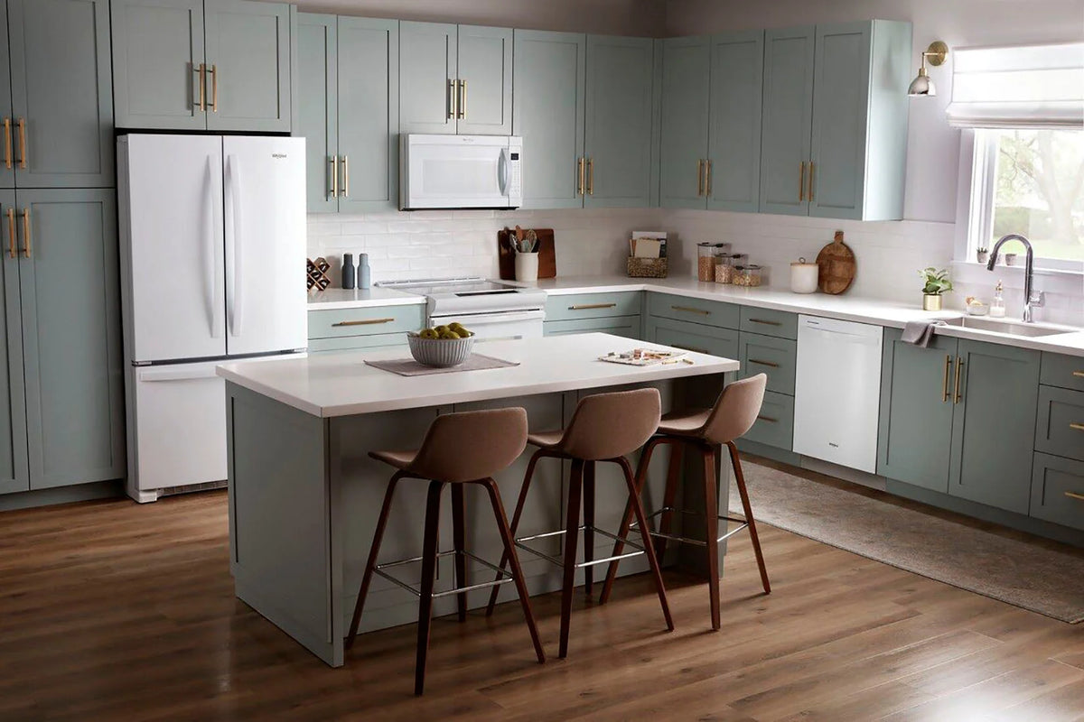 Whirlpool - 24 Top Control Built-In Dishwasher with Stainless Steel Tub, Large Capacity with Tall Top Rack, 50 dBA - White