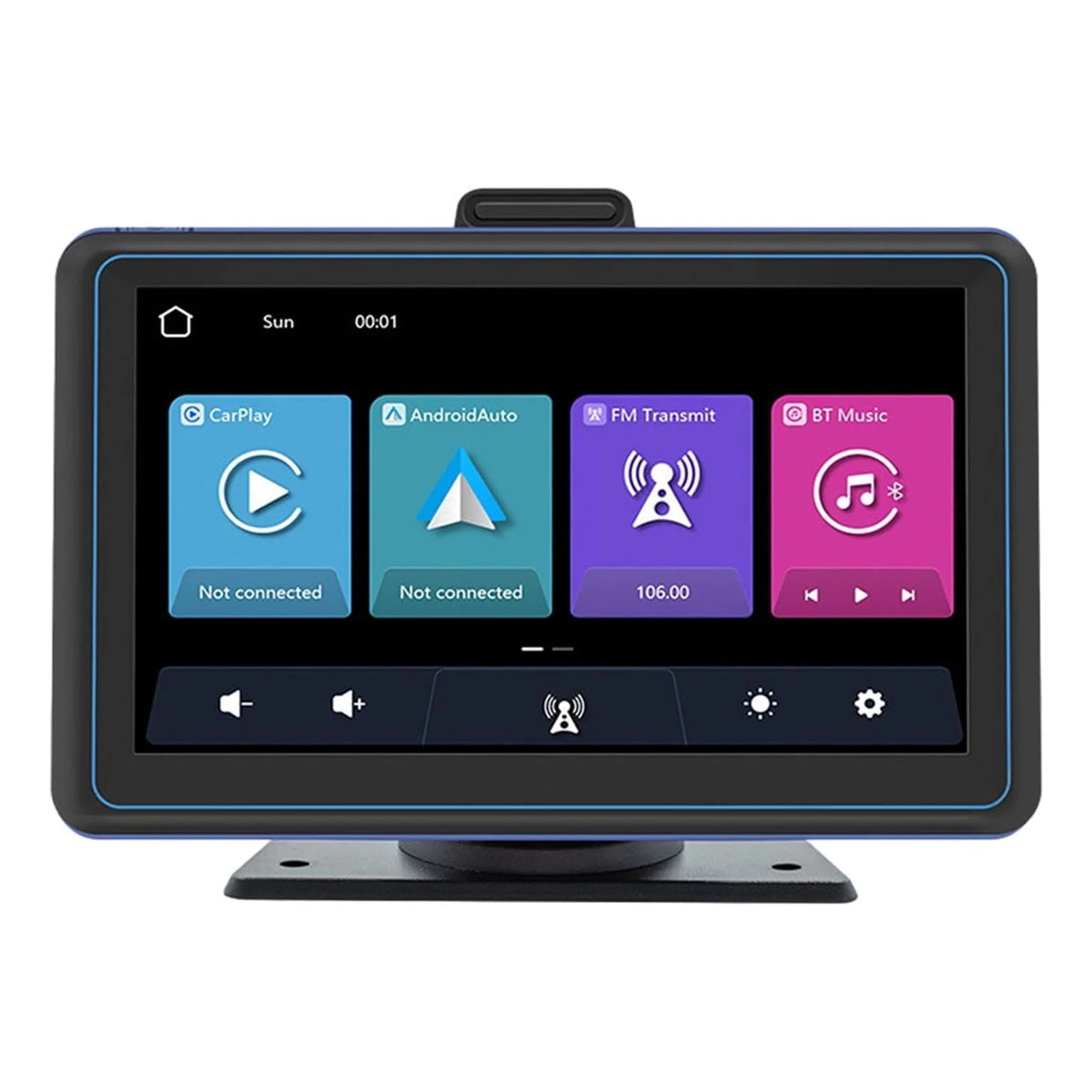 EOnmo Motor Vehicles On Clearance 7-Inch Wireless Portable Screen Car Navigation Intelligent Bluetooth Reverse Rear View Car Mp5 Player