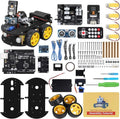 R3 Smart Robot Car Kit V4 for Arduino Robotics for Kids Ages 8-12 12-16 STEM Science Kits Coding Gifts for 8 9 10 11 12 13 14 15 16 Year Old Boys Girls Teens Cool Engineering Building Toys