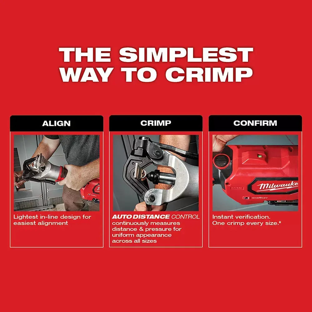 Milwaukee 2877-22 M18 18V FORCE LOGIC 750 MCM Dieless Crimper